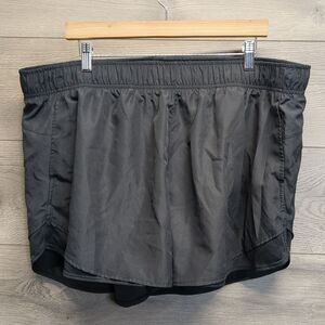 Athletic Works Black Mesh Running Shorts Women's Plus Size XXXL